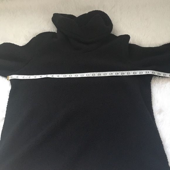 Style & Co Sweater Sherpa cowl neck deep black plus size 0X pullover - Picture 10 of 13